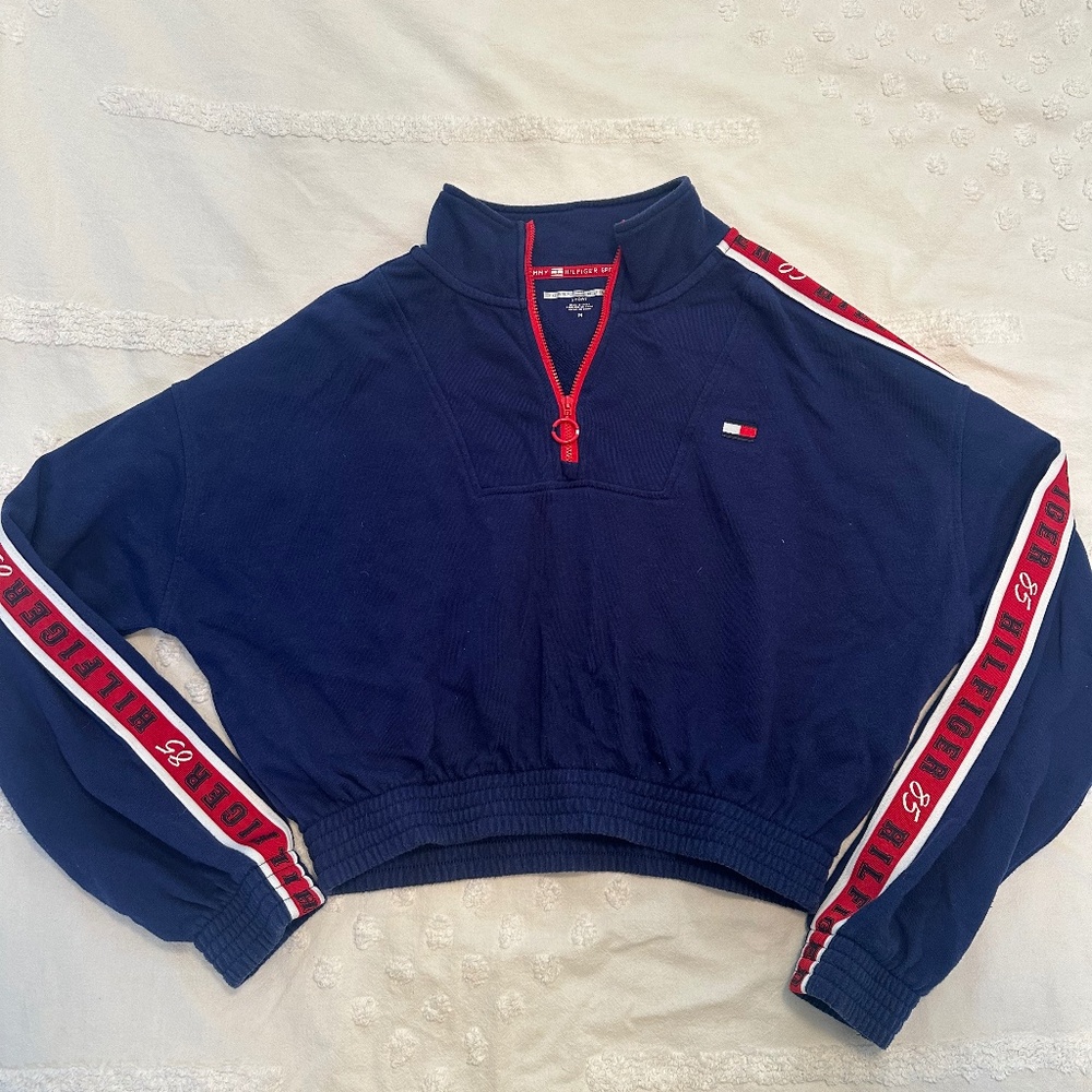 Tommy Hilfiger Cropped Half Zip